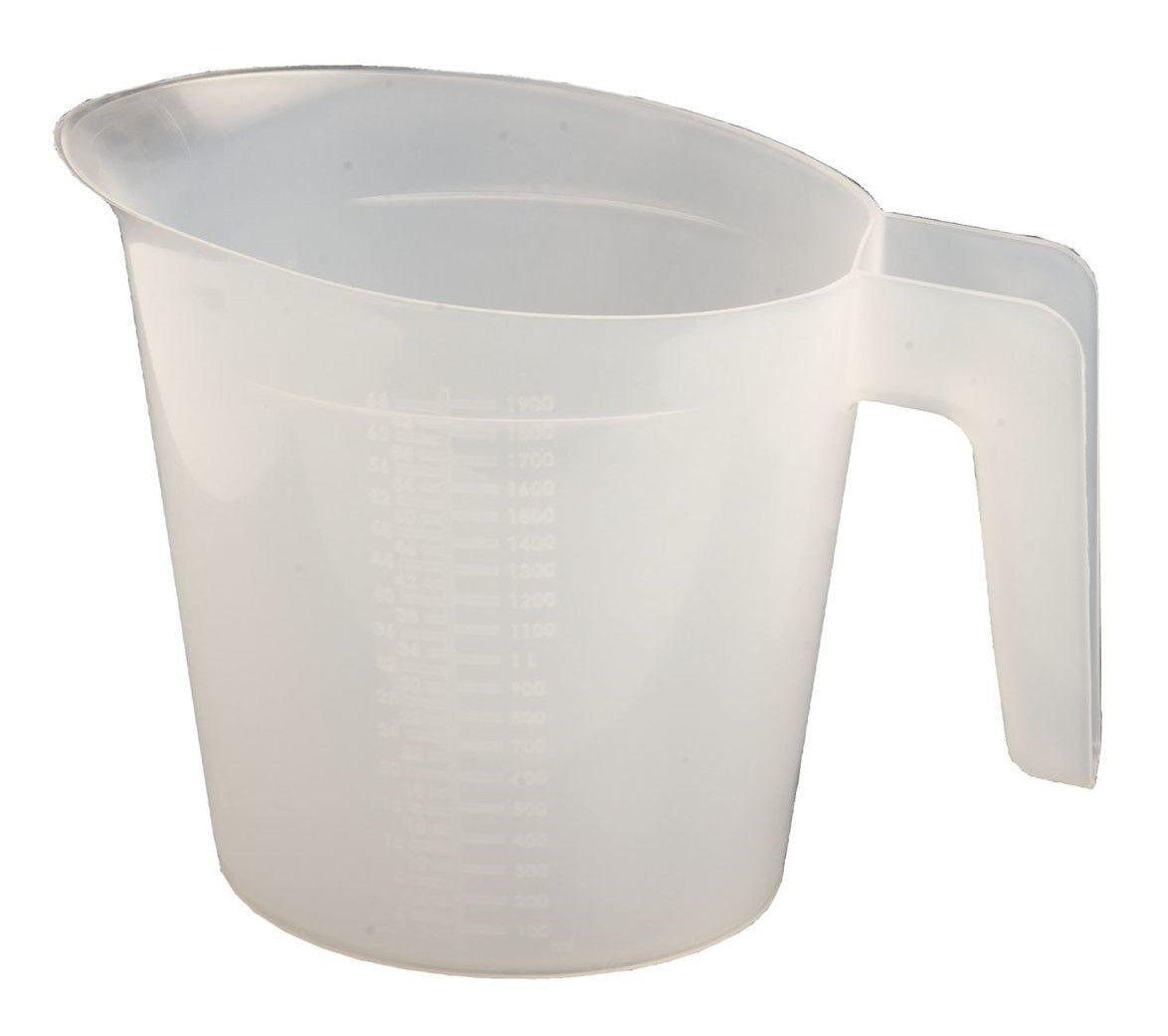 Bunn 04238.0000 Plastic Measuring Water Pitcher 64 oz. - for Pourover Coffee Brewers - Translucent
