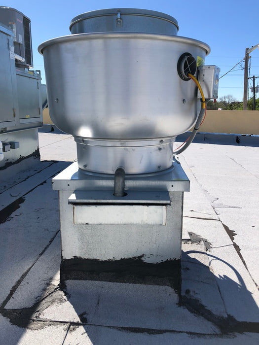 CaptiveAire DU85HFA-1600-2750 High Speed Direct Drive Centrifugal Upblast Exhaust Fan - CFM Range: 1600 to 2450 - 115v