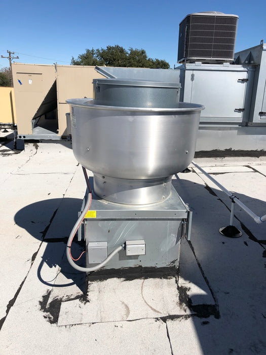 CaptiveAire DU85HFA-1600-2750 High Speed Direct Drive Centrifugal Upblast Exhaust Fan - CFM Range: 1600 to 2450 - 115v