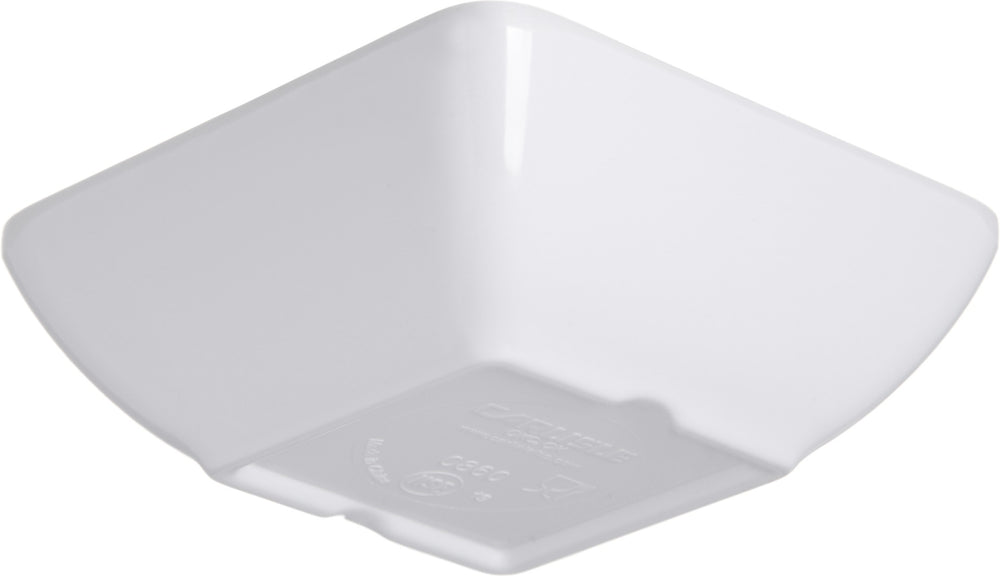 Carlisle 086002 Square Melamine Ramekin 2 oz. - White - 48/Case