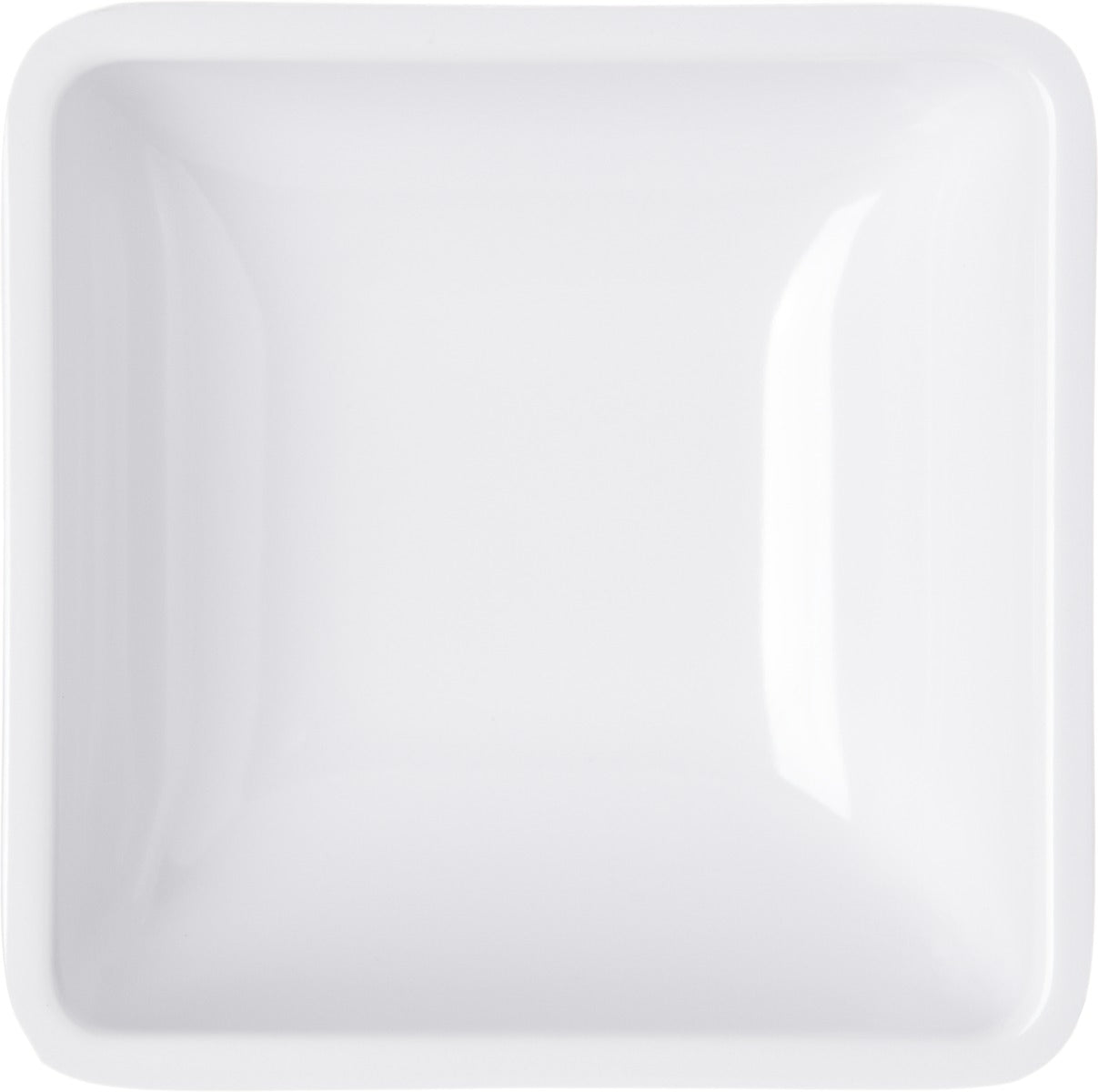 Carlisle 086002 Square Melamine Ramekin 2 oz. - White - 48/Case