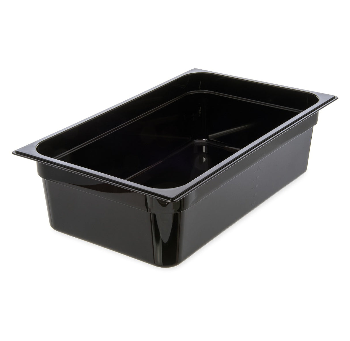 Carlisle 10202B03 StorPlus Polycarbonate Food Pan 6" Deep - (1/1) Full Size - Black