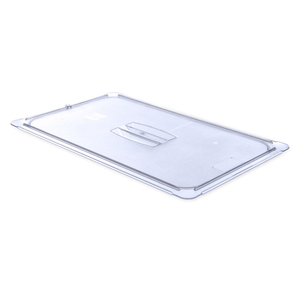 Carlisle 10210U07 StorPlus Polycarbonate Food Pan Cover - (1/1) Full Size - Clear