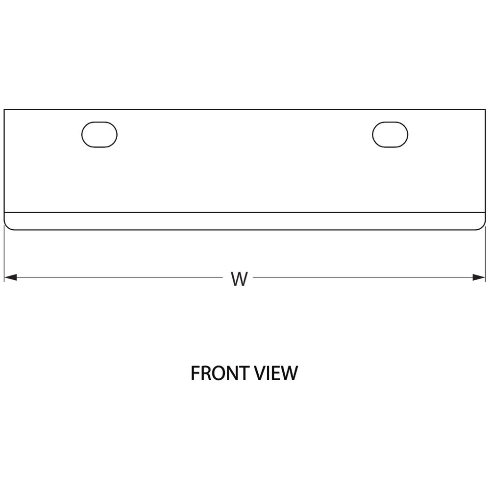 Vollrath 1102R Replacement Blade 6" - for 1101 Grill Scraper