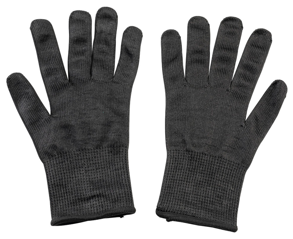 TableCraft 11211 The Protector Ambidextrous Blended Material Cut Resistant Glove - Black w/ Black Wrist Band - X-Large - 1/Pair