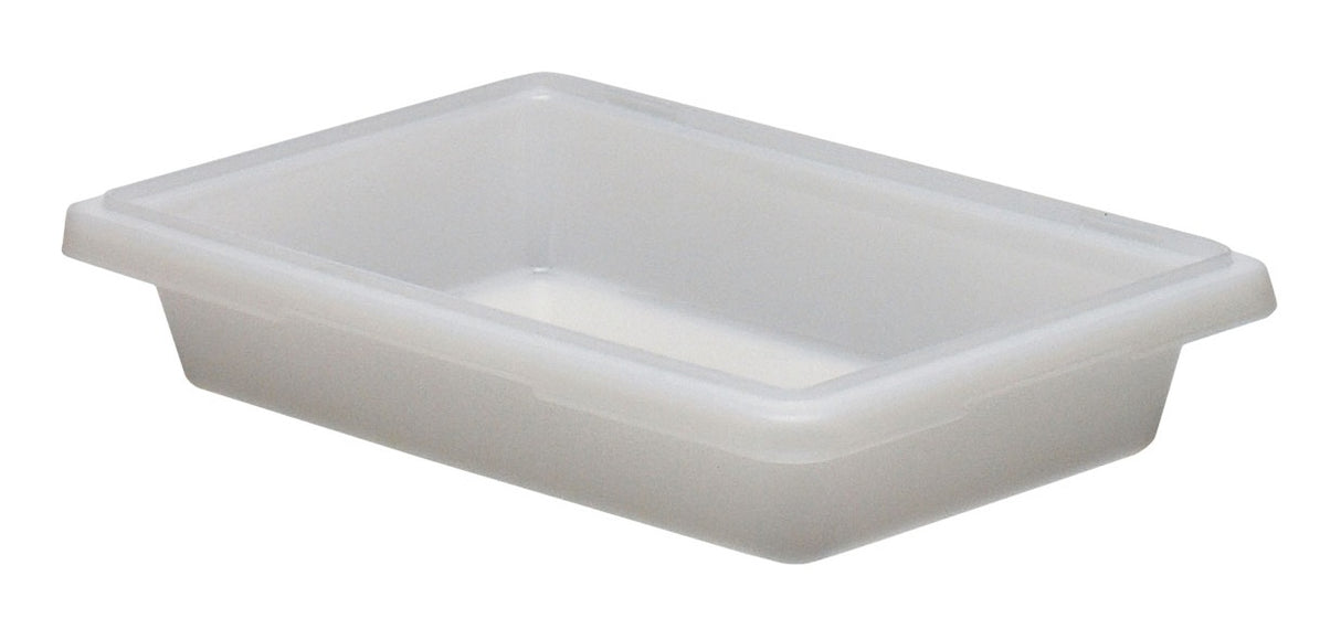 Cambro 12183P148 Polyethylene Food Storage Box 12" x 18" x 3-1/2 - 1-3/4 gal. - White
