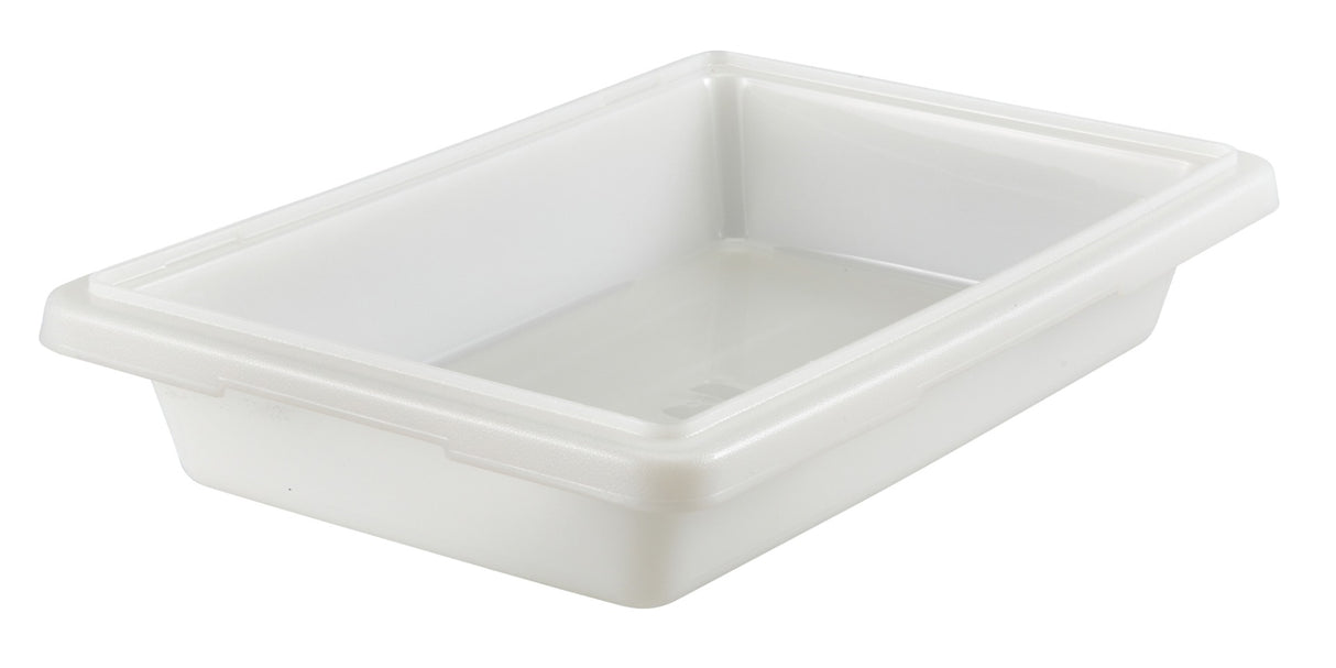 Cambro 12183P148 Polyethylene Food Storage Box 12" x 18" x 3-1/2 - 1-3/4 gal. - White