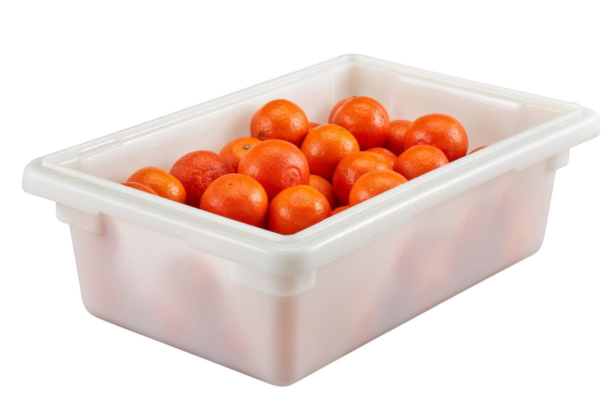 Cambro 12186P148 Polyethylene Food Storage Box 12" x 18" x 6" - 3 gal.- White