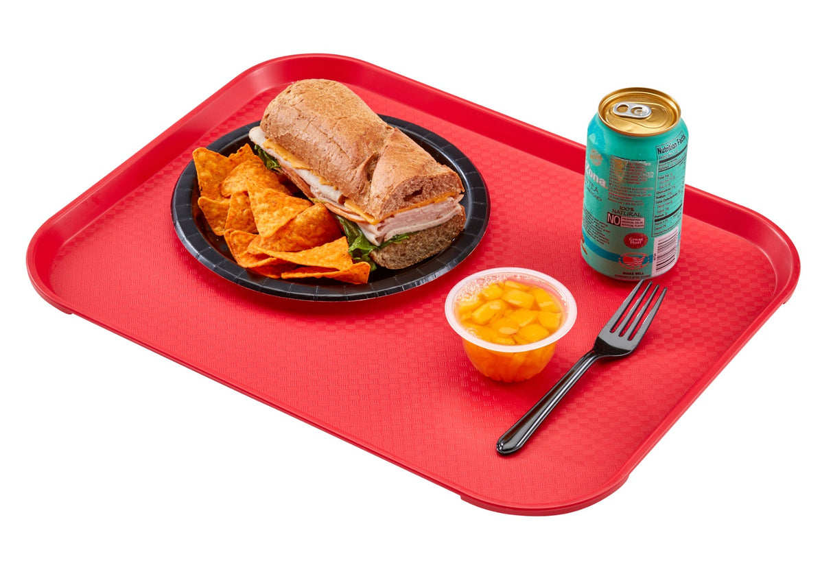 Cambro 1418FF163 Fast Food Tray 13-13/16" x 17-3/4" - Red