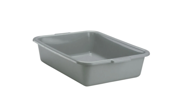 Vollrath 1521-31 Traex® Bus Box - 15 3/5" x 21 3/4" x 5", Gray - 12ea/Case