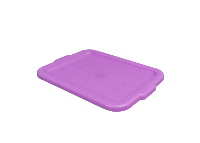 Vollrath 1522-C80 Food Box Lid - 15" x 20", Plastic, Recessed, Purple - 6ea/Case