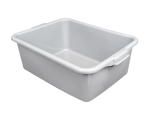 Vollrath 1527-31 Traex® Bus Box - 15 1/2" x 21 3/4" x 7", Gray - 12ea/Case