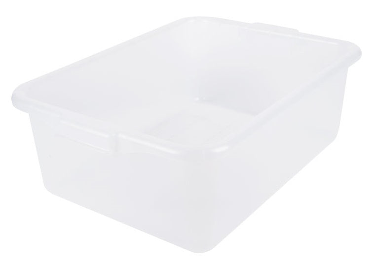 Vollrath 1527-C13 Traex Color-Mate Polyethylene Food Storage Box 20" x 15" x 7" - Clear - 12/Case