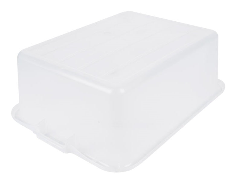 Vollrath 1527-C13 Traex Color-Mate Polyethylene Food Storage Box 20" x 15" x 7" - Clear - 12/Case