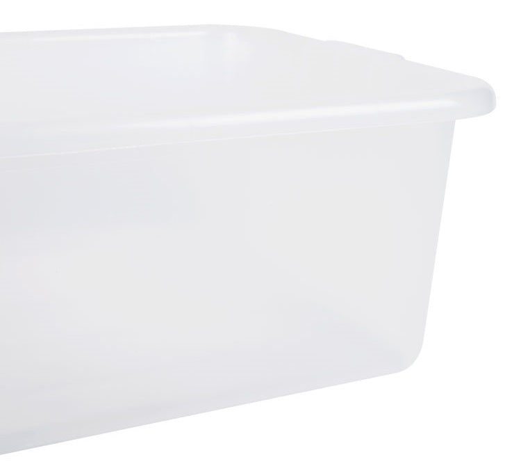 Vollrath 1527-C13 Traex Color-Mate Polyethylene Food Storage Box 20" x 15" x 7" - Clear - 12/Case