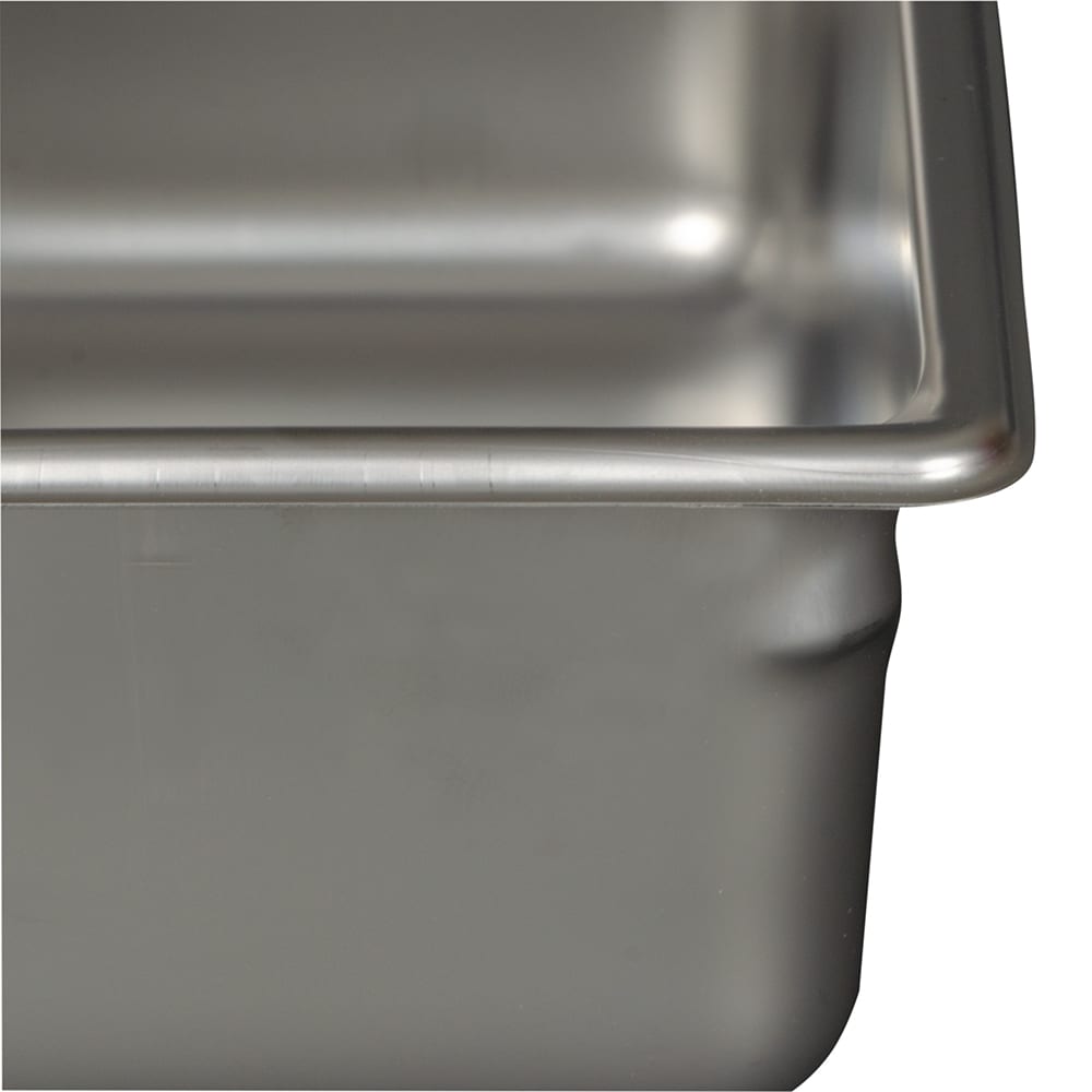 Vollrath 30442 Super Pan V Anti-Jam Stainless Steel Steam Table Food Pan 4" Deep - 1/4 Size