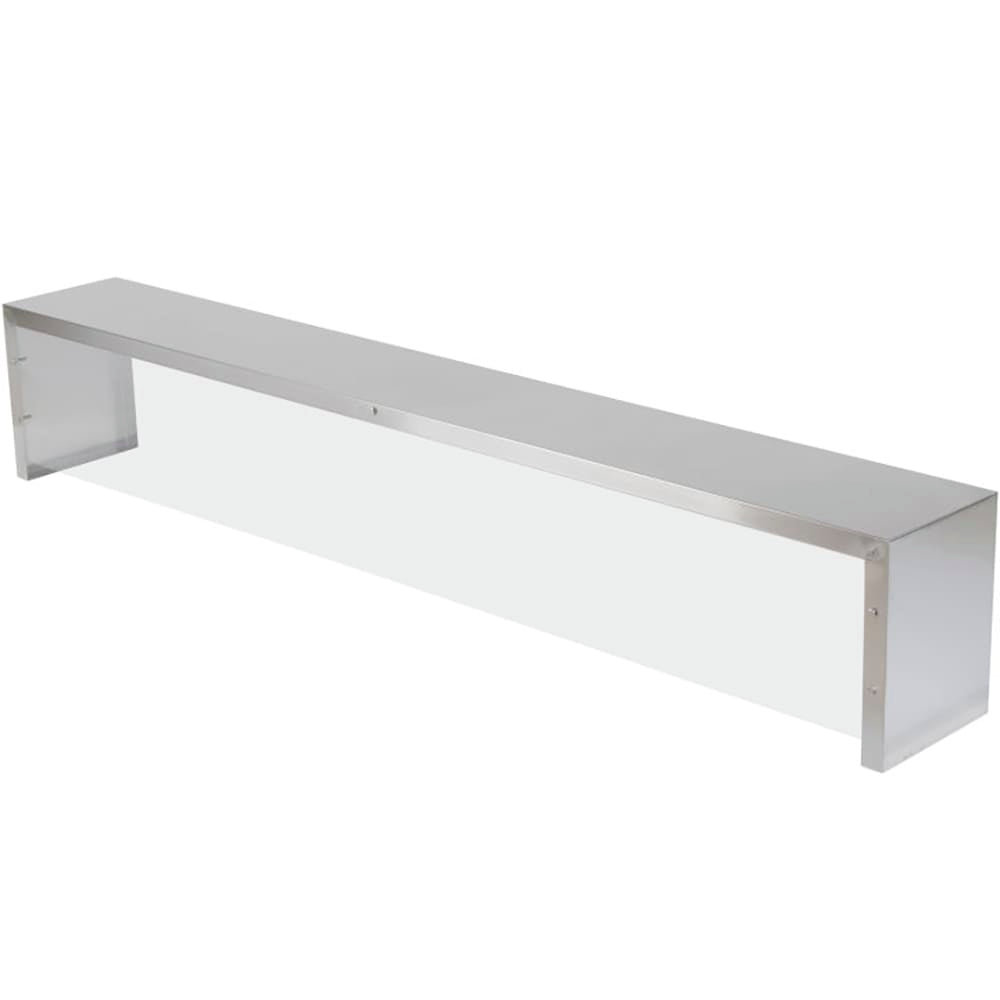 Vollrath 38055 Single Deck 5-Well Breath Guard SS Plexi, 76"