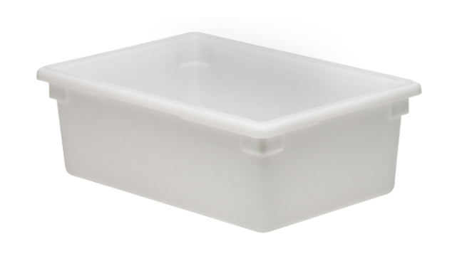 Cambro 182612P148 Polyethylene Food Storage Box 18" x 26" x 12" - 17 gal. - White