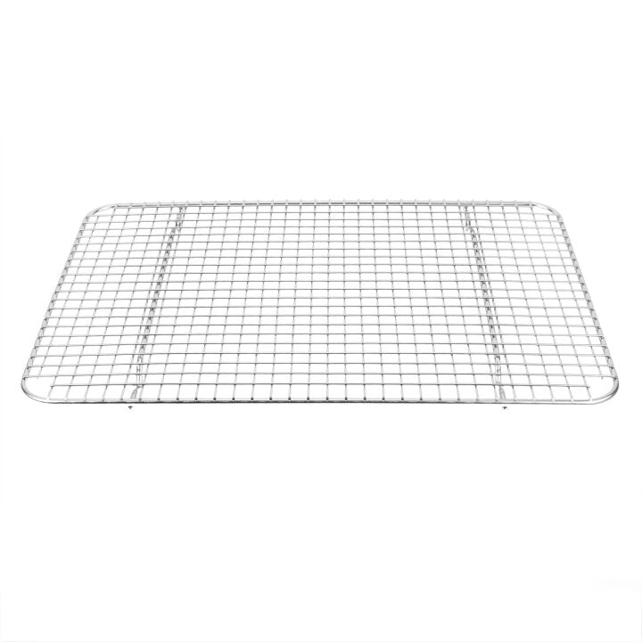 Vollrath 20248 Super Pan V Stainless Steel Wire Footed Cooling Grate 11-3/4" x 16-1/2" -  for 1/2" Size Bun/Sheet Pan