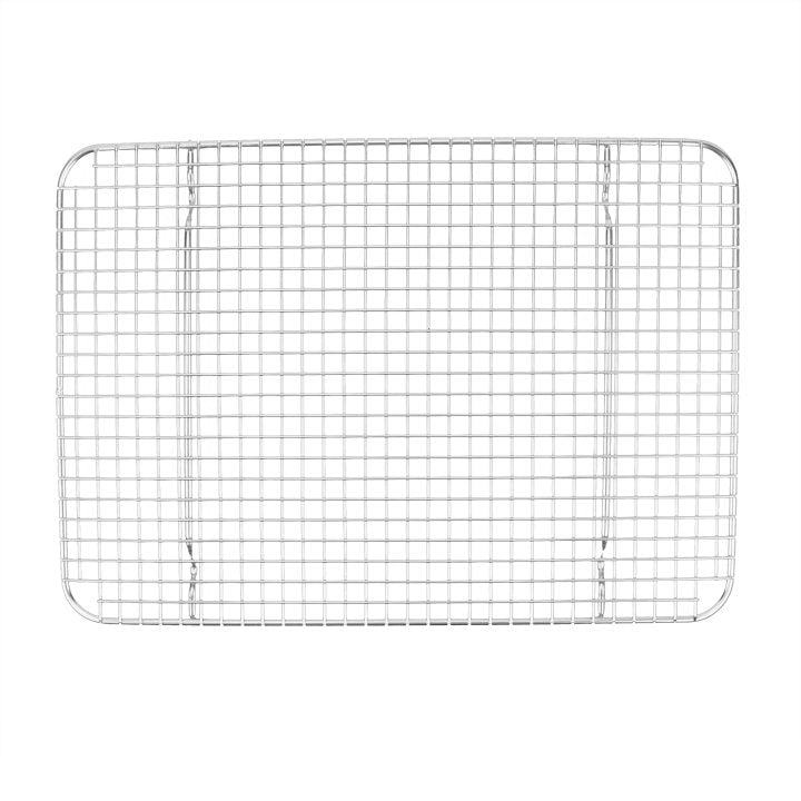 Vollrath 20248 Super Pan V Stainless Steel Wire Footed Cooling Grate 11-3/4" x 16-1/2" -  for 1/2" Size Bun/Sheet Pan