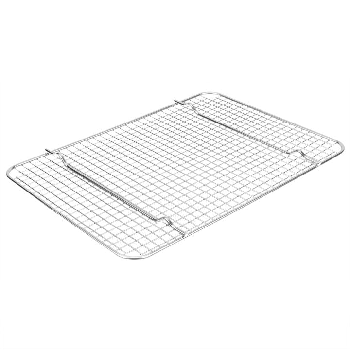 Vollrath 20248 Super Pan V Stainless Steel Wire Footed Cooling Grate 11-3/4" x 16-1/2" -  for 1/2" Size Bun/Sheet Pan
