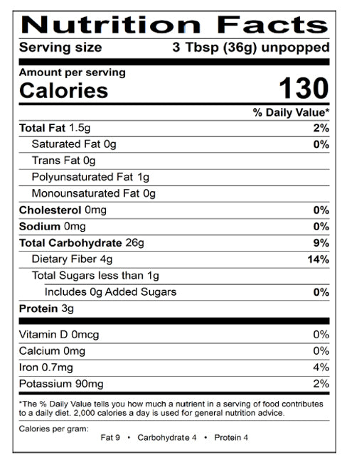 Gold Medal 2040WG Weaver Gold Hybrid Gourmet Butterfly Popcorn Kernels - 50 lb. Bag