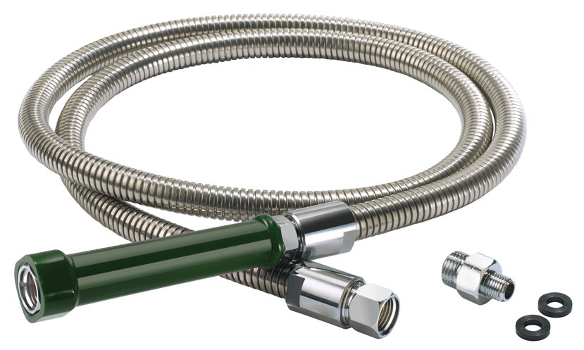 Krowne 21-133L Royal Series Flexible Stainless Steel Pre-Rinse Hose with Grip 44"