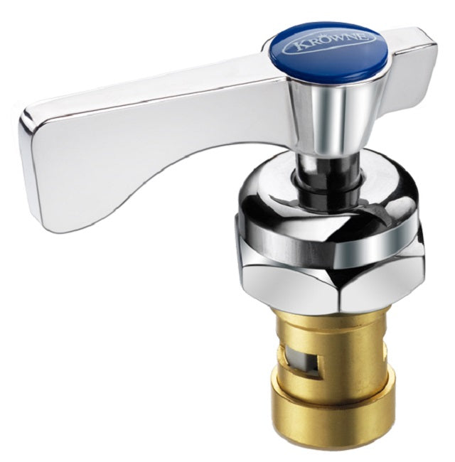 Krowne 21-308L Royal Series 1/4 Turn Ceramic Valve & Lever Handle - Low Lead Cold Stem Assembly for Wall/Deck Mount Faucet