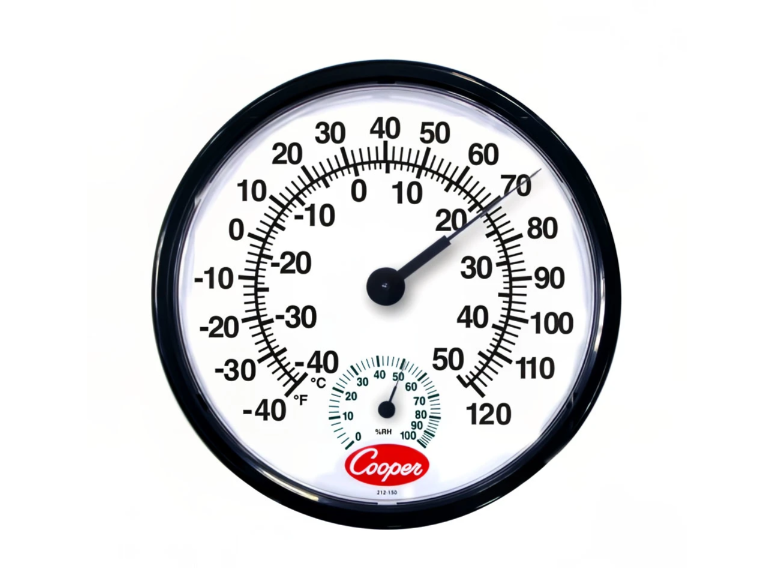 Cooper-Atkins 212-150-8 Wall Dial Thermometer, -40 To 120 Degrees F