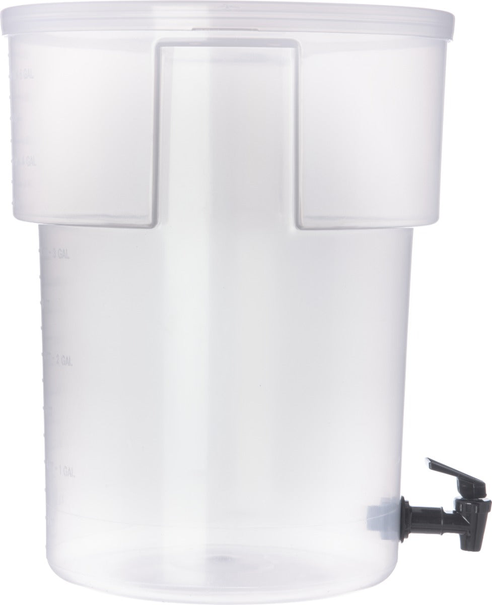 Carlisle 220930 Round Beverage Dispenser 5 gal - Clear