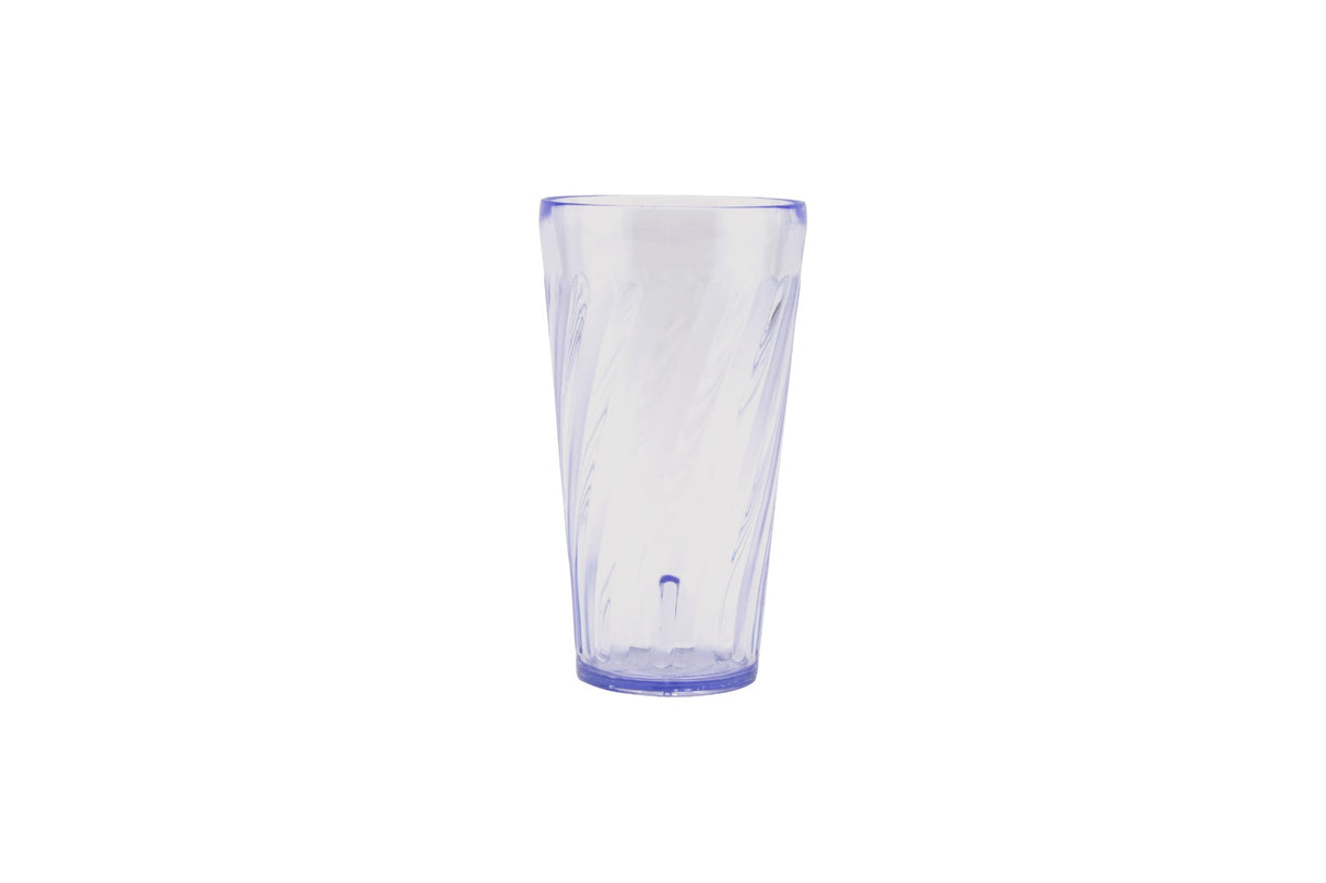 GET 2232-1-BL SAN Tahiti SAN Plastic Stackable Swirled Textured Tumbler 32 oz. - Blue - 72/Case