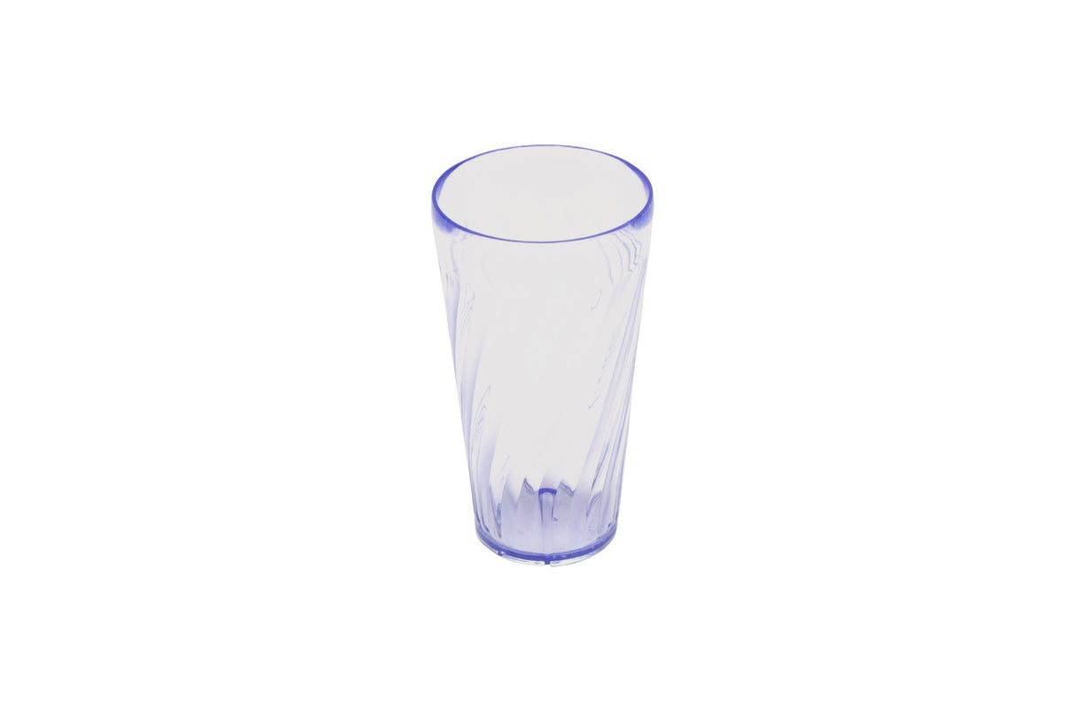 GET 2232-1-BL SAN Tahiti SAN Plastic Stackable Swirled Textured Tumbler 32 oz. - Blue - 72/Case