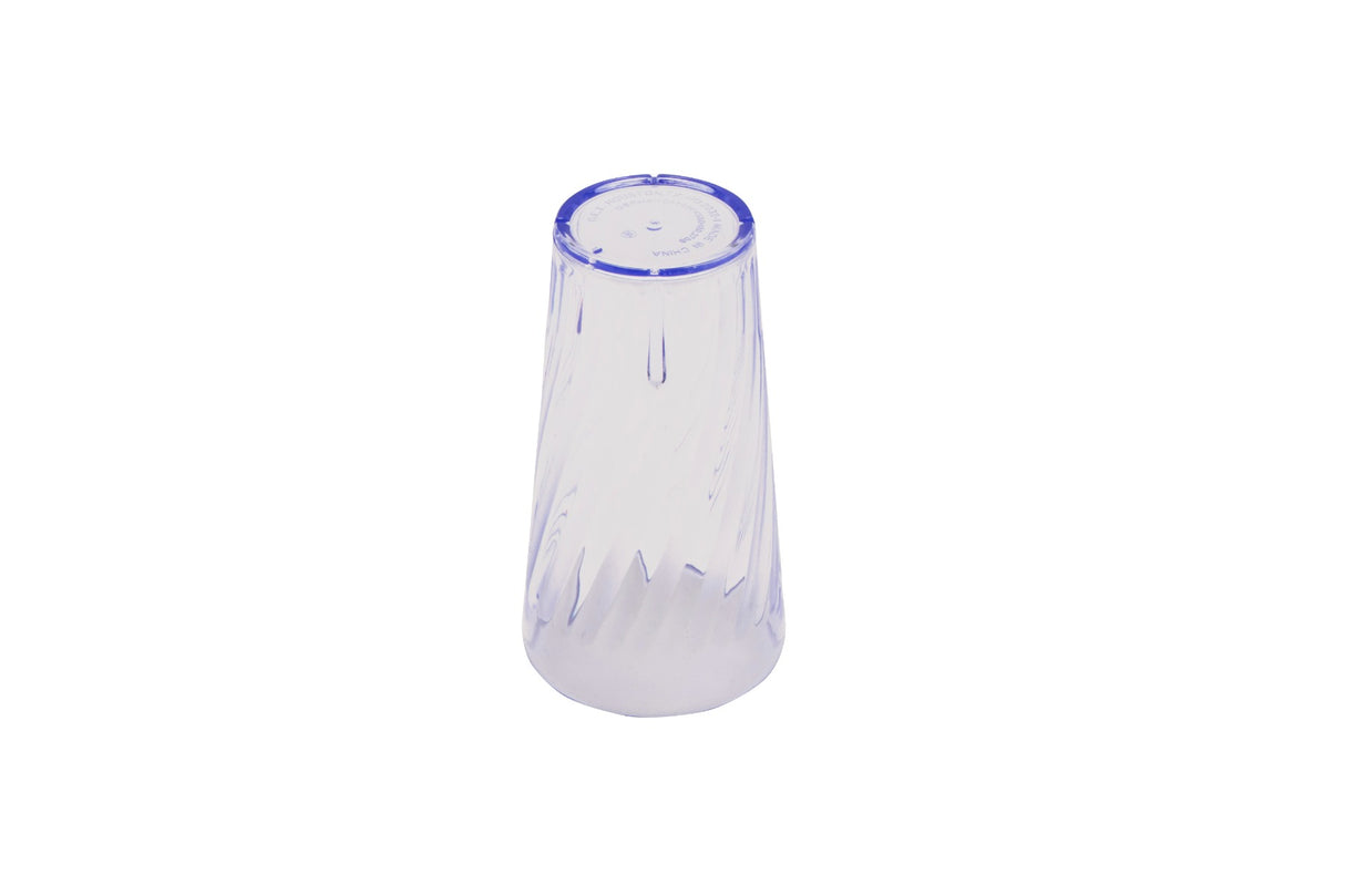 GET 2232-1-BL SAN Tahiti SAN Plastic Stackable Swirled Textured Tumbler 32 oz. - Blue - 72/Case