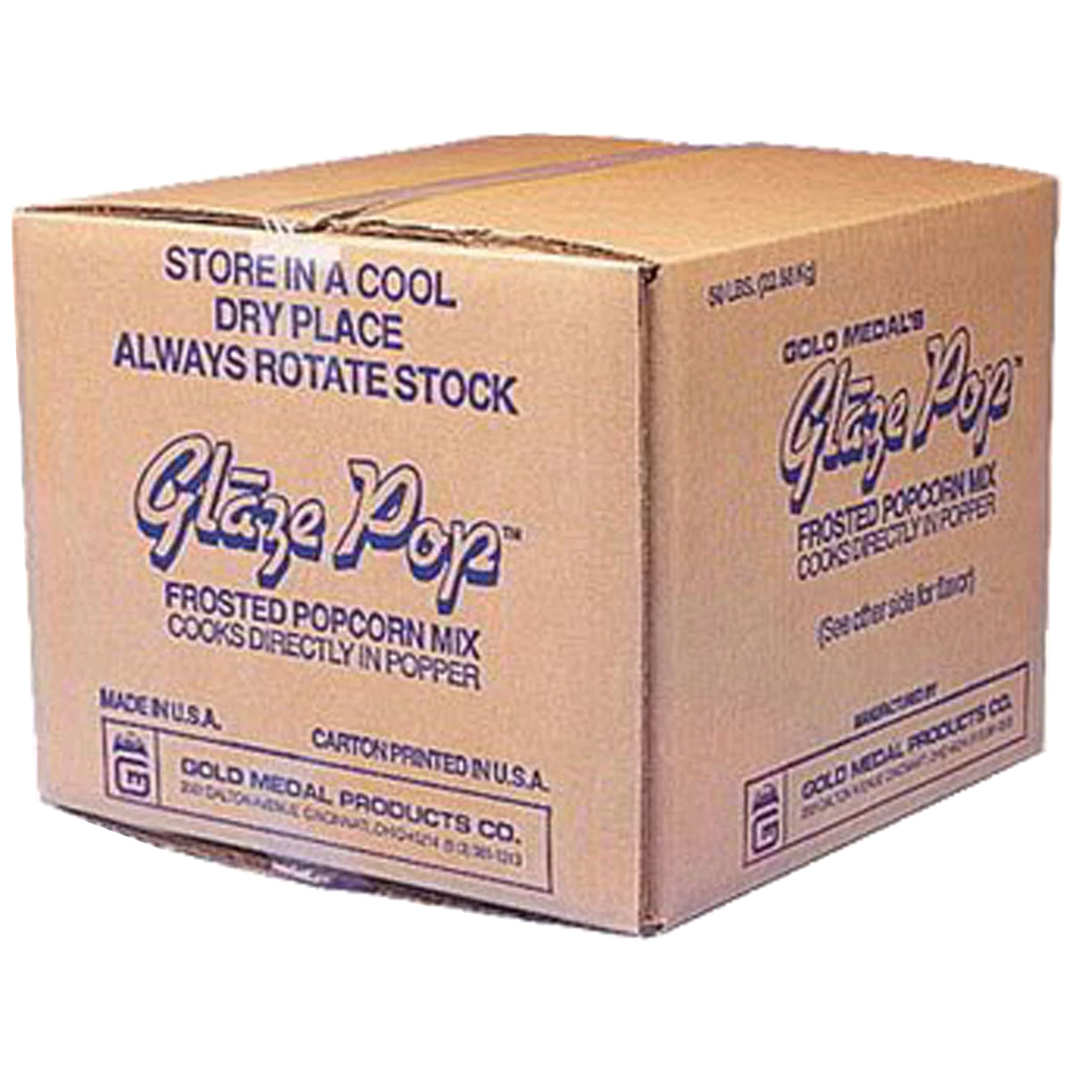 Gold Medal 2533 Glaze Pop Frosted Popcorn Mix 50 lb. Bulk - Caramel