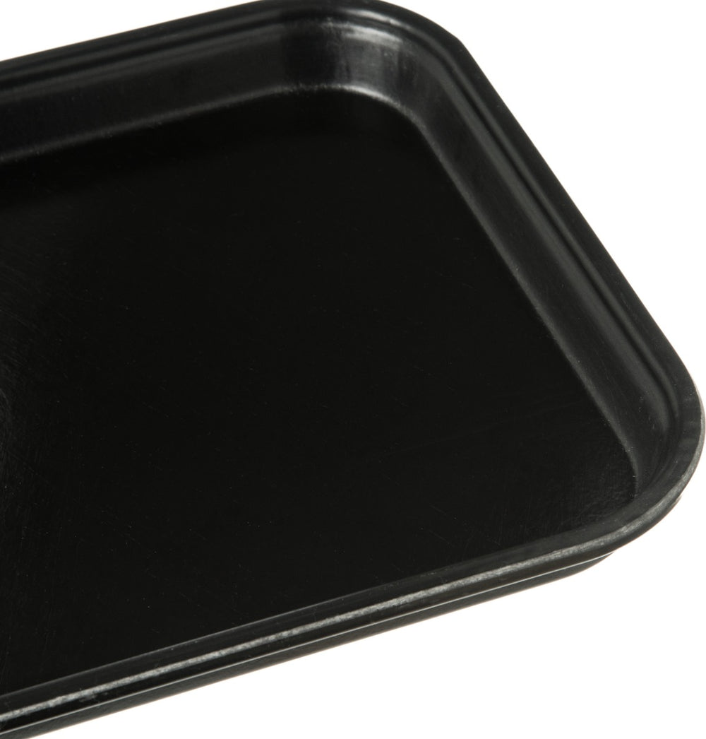 Carlisle 269FMT309 Fiberglass Market Tray 25-1/2"L x 8-3/4"W x 1-1/8"H - Ebony