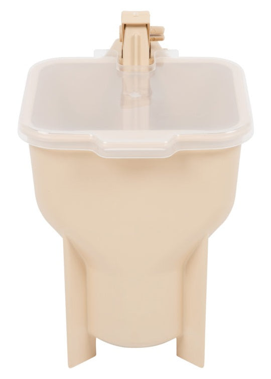 Vollrath 2803-18 Traex Batter Boss Plastic Portion Control Pancake / Waffle Batter Dispenser with Legs 48 oz. - Almond