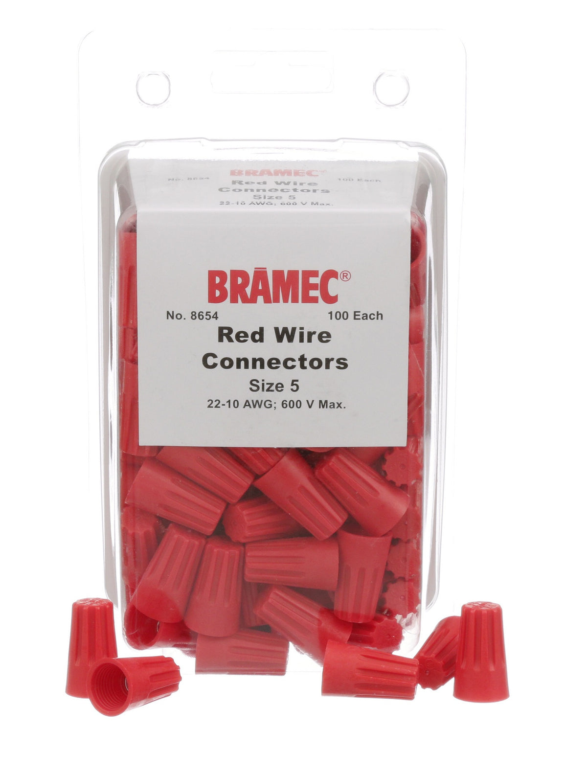 AllPoints 281642 Plastic Red Wire Connectors / Nuts