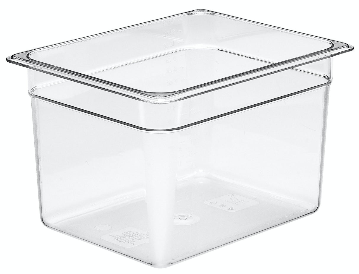 Cambro 44CW135 Food Pan 1/4 Size 4" Deep Clear