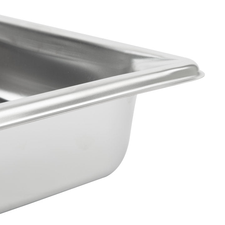Vollrath 30022 Super Pan V Anti-Jam Stainless Steel Steam Table Food Pan 2-1/2" Deep - Full Size