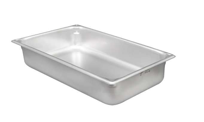 Vollrath 30040 Super Pan Full Size Steam Table Food Pan - Stainless Steel - 6/Case