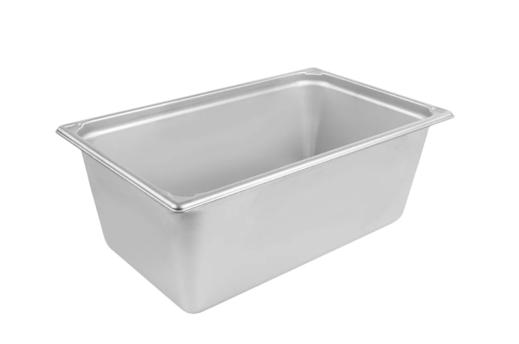Vollrath 30088 Super Pan Full Size Steam Table Food Pan Transport - Stainless Steel - 4/Case