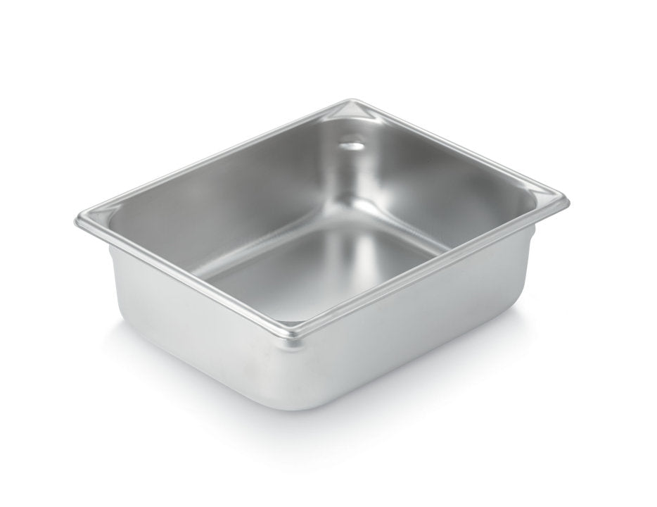 Vollrath 30242 Super Pan V Anti-Jam Stainless Steel Steam Table Food Pan 4" Deep - 1/2 Size