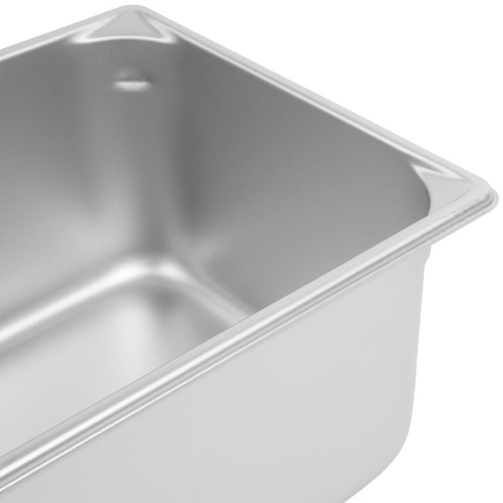 Vollrath 30262 Super Pan V Anti-Jam Stainless Steel Steam Table Food Pan 6" Deep - 1/2 Size