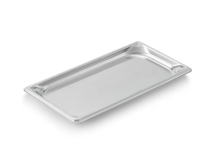 Vollrath 30302 Third Size Steam Table Food Pan - Stainless Steel - 6/Case