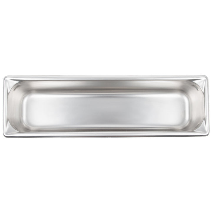 Vollrath 30542 Super Pan V Anti-Jam Stainless Steel Steam Table Food Pan 4" Deep - 1/2 Size Long
