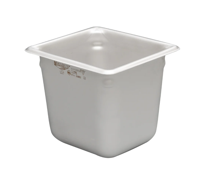 Vollrath 30662 Super Pan V Sixth Size Steam Table Food Pan - Stainless Steel - 6/Case