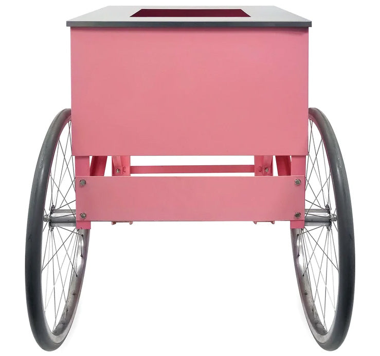 Gold Medal 3149 Cotton Candy Pinkie Floss Cart with Word Graphics 20"L x 20"W x 38"H
