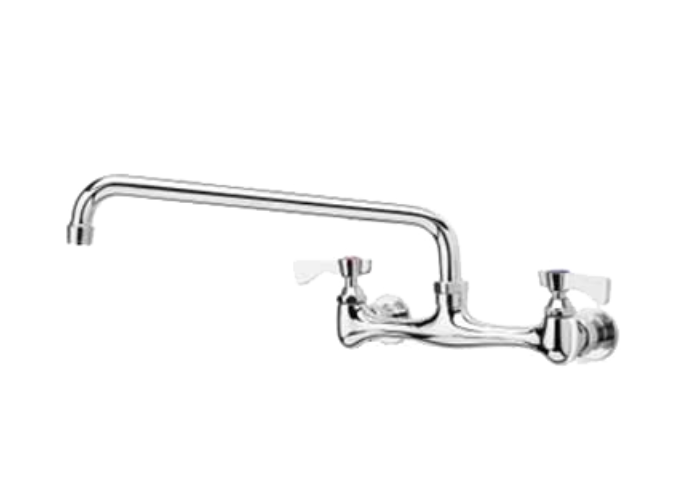 Krowne 12-812L Splash Mount Faucet with 12" Swing Spout - 8" Centers