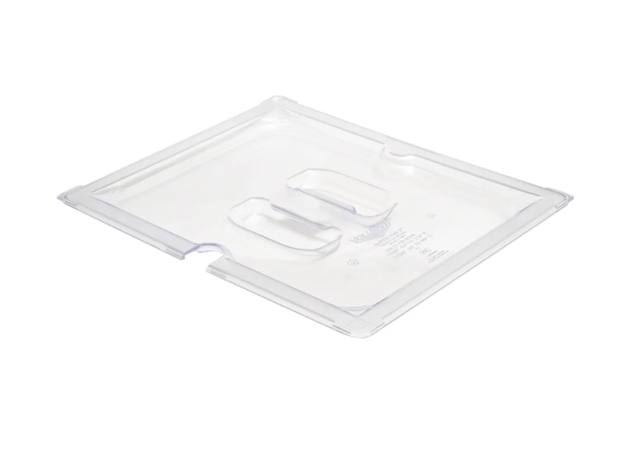 Vollrath 32200 Half-Size Slotted Food Pan Cover - Clear - 6/Case
