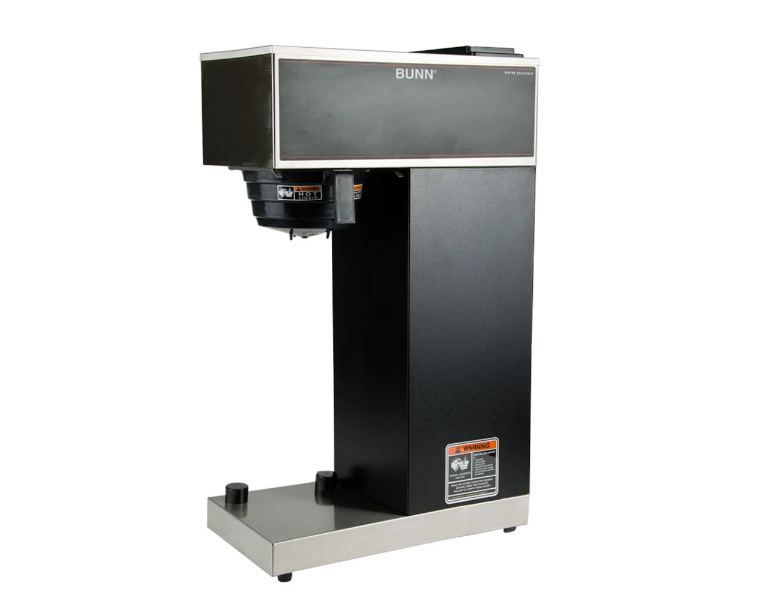 Bunn 33200.0010 VPR-APS Pourover Airpot Coffee Brewer with Black Plastic Funnel - 3-4/5 gal/hr - 120v